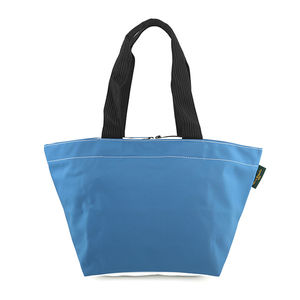 Herve Chapelier Basic Nylon Tote Bag Blue White